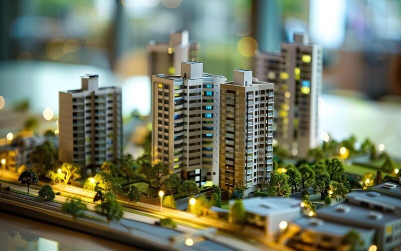 View of residential projects in Mulund